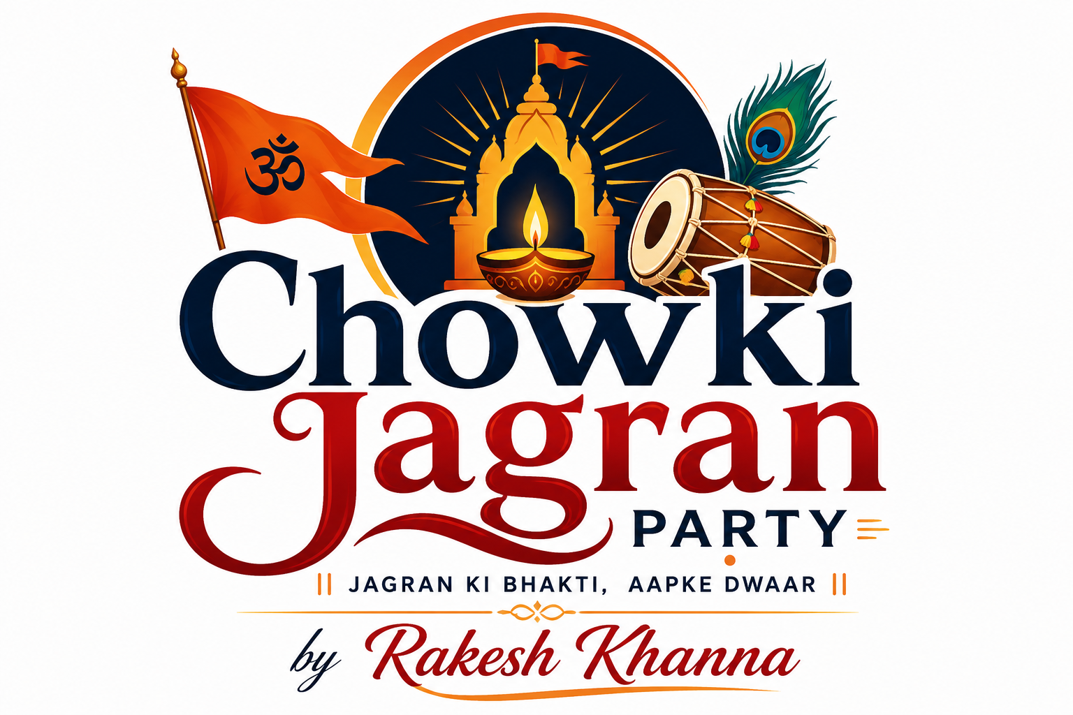 Chowki Jagran Party by Rakesh Khanna Logo